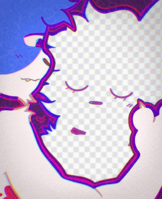 corpse; digital, collage; october 2025