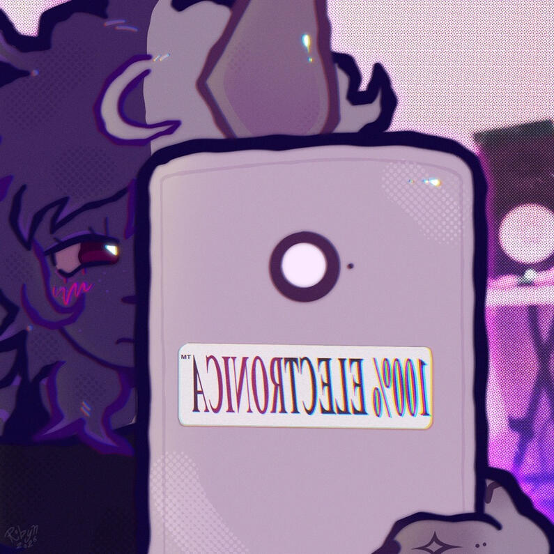 100% electronica redraw - digital; collage; january 2026